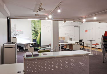 Actiu´s showroom in Sydney