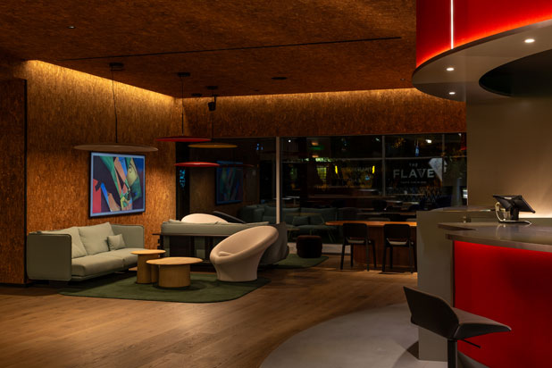 Novotel Zurich City West hotel renovated by Stone Designs. Photo courtesy of Stone Designs.