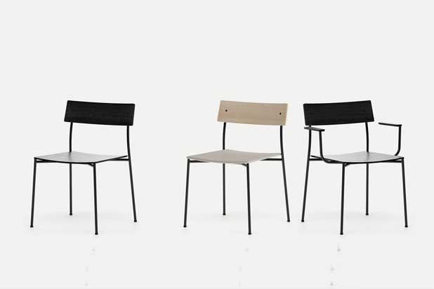 ALEX chairs designed by Isaac Piñeiro for Omelette Editions. Photo courtesy of Isaac Piñeiro