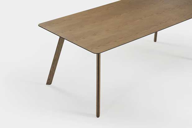 TORTUGA table designed by Isaac Piñeiro for Sancal. Photo courtesy of Isaac Piñeiro