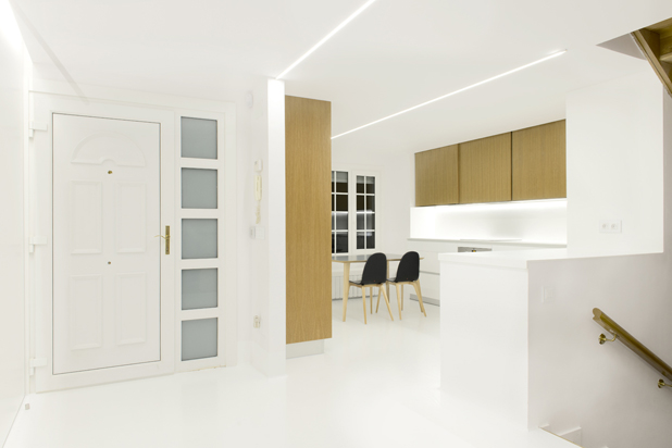 Interior renovation for private residence in San Sebastian