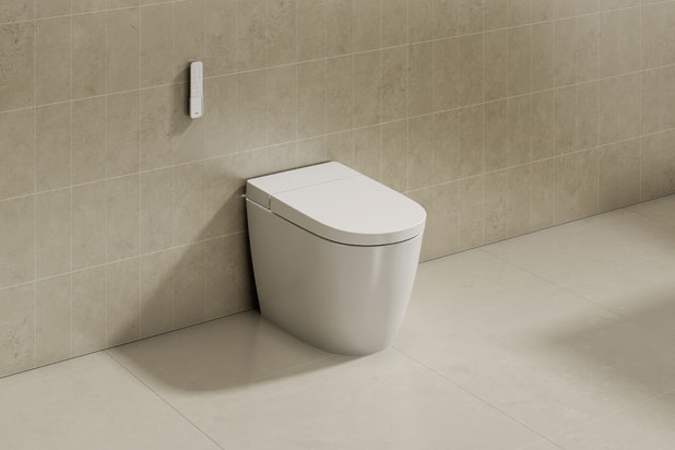 IN WASH ONA toilet designed by Nacar for Roca. Photo courtesy of Nacar Design.