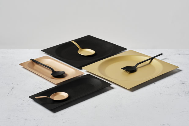 Colecciones de cubiertos y accesorios de mesa diseñadas por Nacar para Comas and Partners. Foto cortesía de Nacar Design.