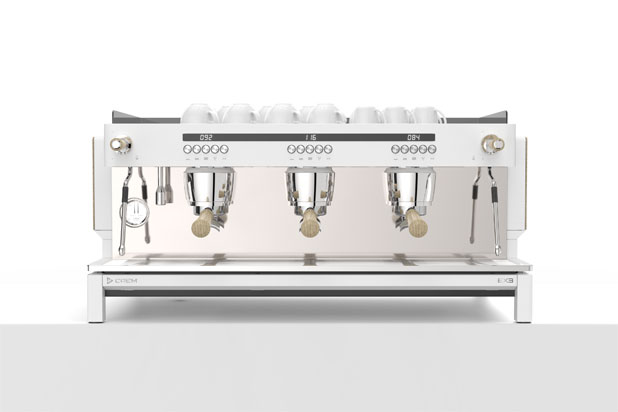 EX3 espresso machine designed by Nacar for Crem. Photo courtesy of Nacar Design.