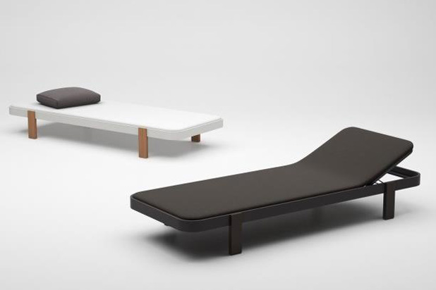 RAMS chaise longues, designed by Victor Carrasco for Paola Lenti