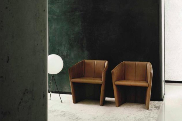 FOLD armchairs, designed by Victor Carrasco for Living Divani