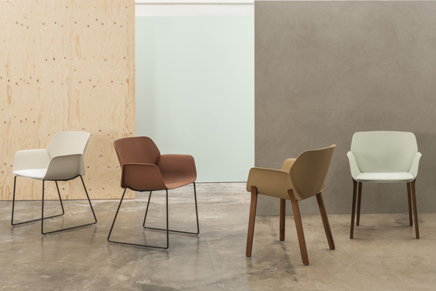 NUEZ chairs by Patricia Urquiola for Andreu World. Photo courtesy of Andreu World.