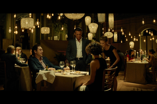The CORAL collection light up a scene of The Gunman movie