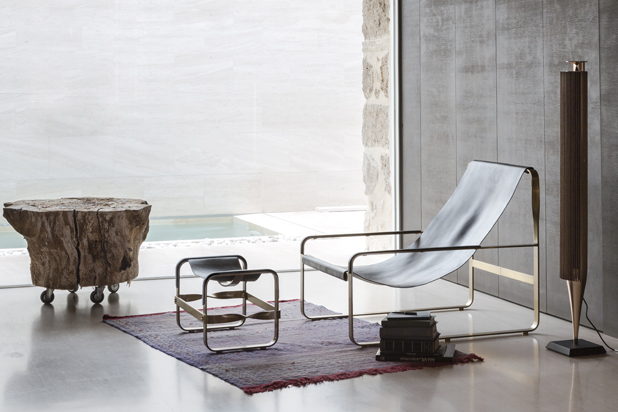 Chaise Longue and stool from the Wanderlust collection. Photo courtesy of Jover+Valls