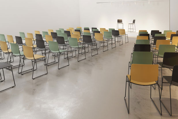 MASS Chairs designed by ITEMdesignworks for Sellex. Photo courtesy of Sellex.