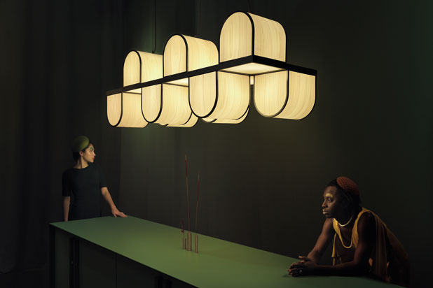 OSCA lamp designed by Bodo Sperlein for LZF Lamps. Photo by @manutoro work, courtesy of LZF Lamps.
