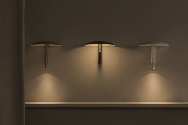 KONOHA wall lamps designed by George Yabu & Glenn Pushelberg for Marset. Photo courtesy of Marset.