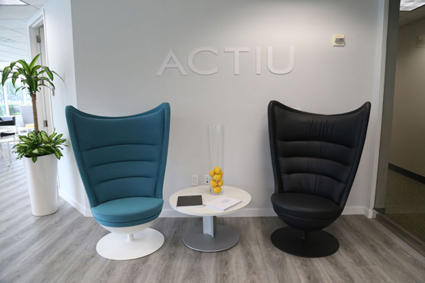 Actiu's showroom in Miami