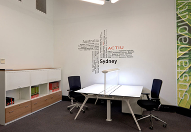 Actiu´s showroom in Sydney