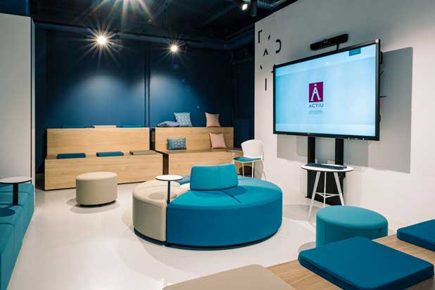 Actiu´s showroom in Paris, France. Photo courtesy of Actiu