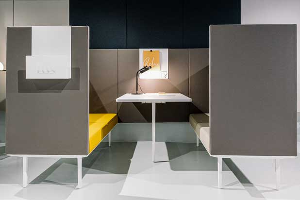 Actiu´s showroom in Paris, France. Photo courtesy of Actiu