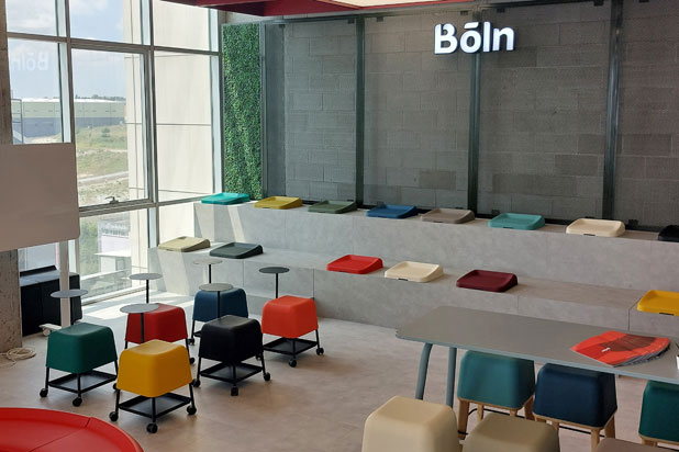 Bõln´s showroom in Istambul, Turkey. Photo courtesy of Bõln.