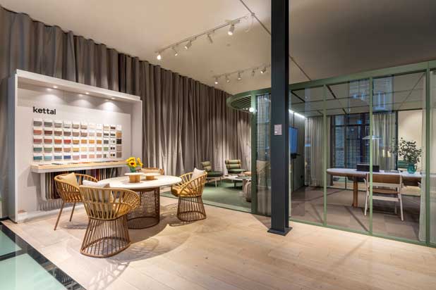 Kettal´s new showroom in London, United Kingdom. Photo courtesy of Kettal.