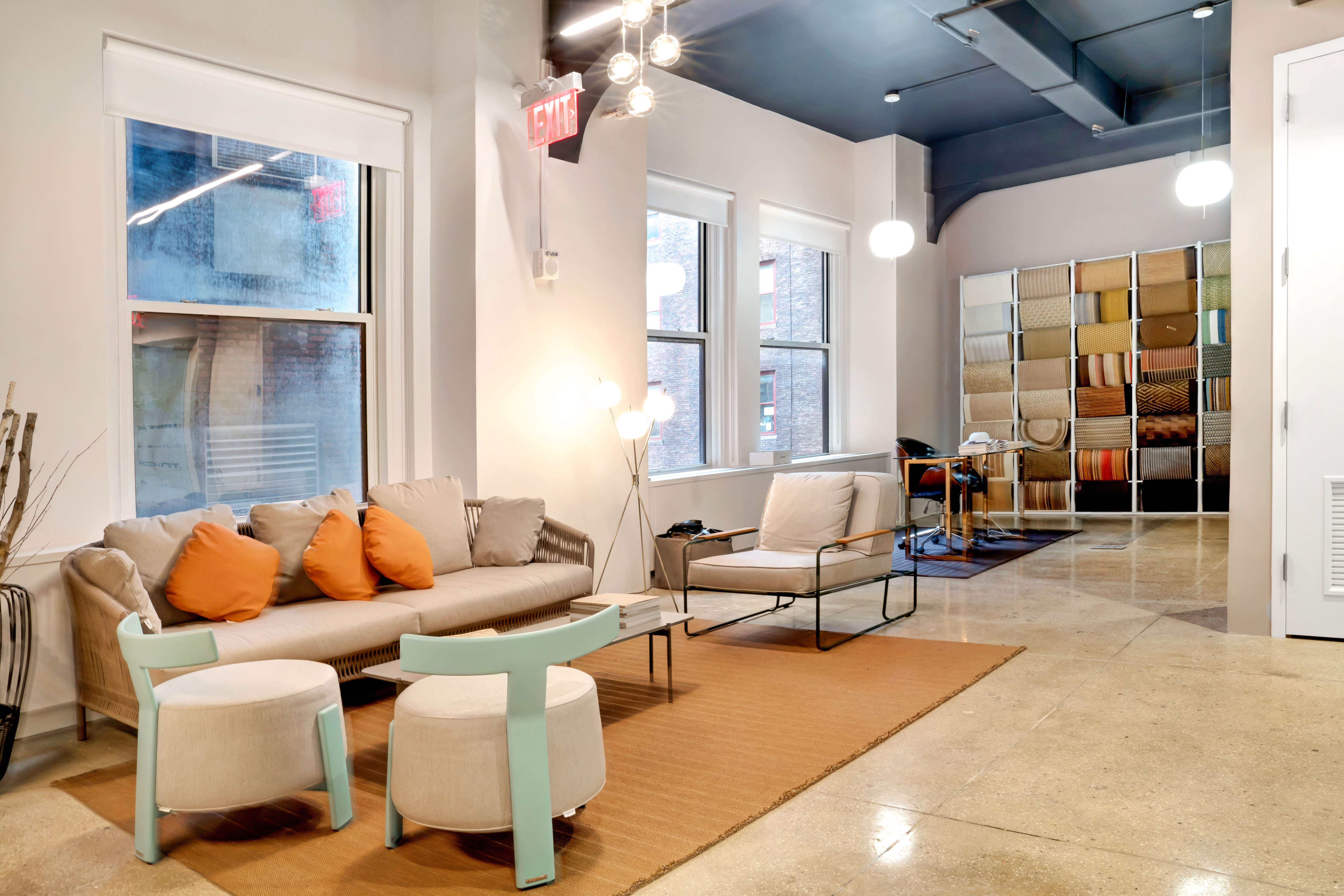 Point and Naturtex´s showroom in New York. Photo: Photo by Naturtex.