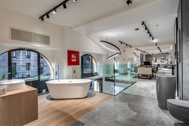 Porcelanosa´s showroom in Milan (Italy). Photo by Vincenzo Tambasco, courtesy of Porcelanosa.