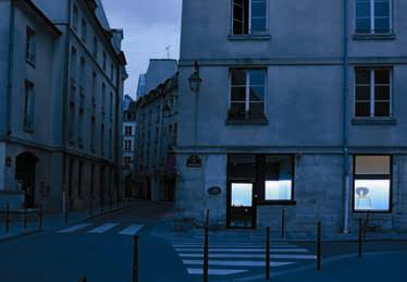 View of the Charlemagne street and the Stua shop in the corner