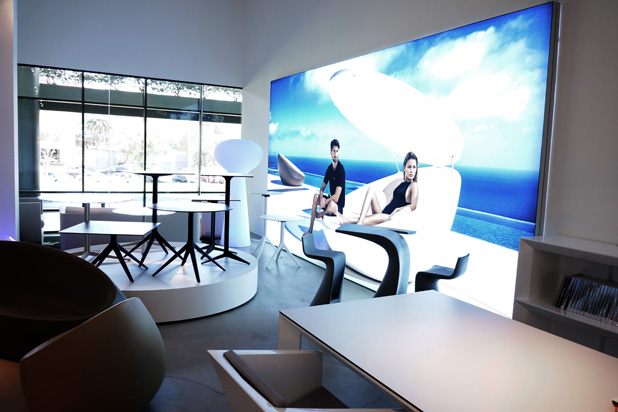 Vondom´s showroom in Los Angeles