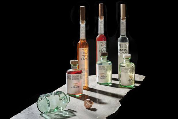 Esperit Roca alcoholic beverages collection designed by Andreu Carulla and Run design. Photo courtesy of Andreu Carulla.