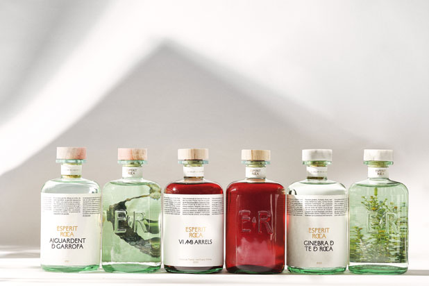 Esperit Roca alcoholic beverages collection designed by Andreu Carulla and Run design. Photo courtesy of Andreu Carulla.