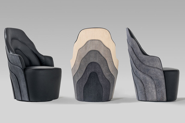 Sillón Couture diseñado por Fredrik Färg y Emma Marga Blanche