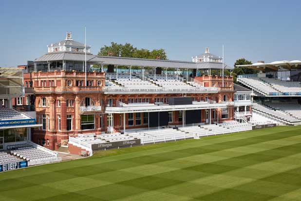BENCH B benches designed by Konstantin Grcic for BD Barcelona Design at the Lord's Cricket Ground in London (UK), Photo by ©Alan Williams, courtesy of BD Barcelona Design.