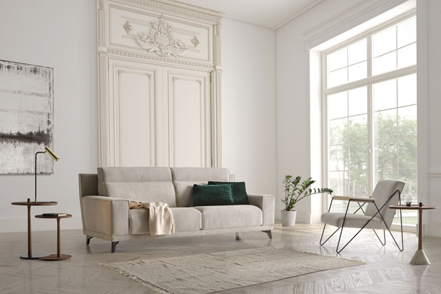 KOTA sofa, TAMO armchair and IGNO table. Photo courtesy of BELTA&FRAJUMAR