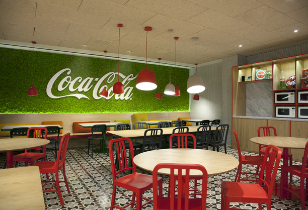 Scout lamps by Stone Designs for B.lux at Coca-Cola’s HQ in Madrid