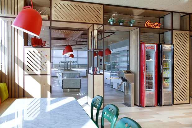 B.lux and Stone Designs light up cafe at Coca-Cola’s Madrid HQ