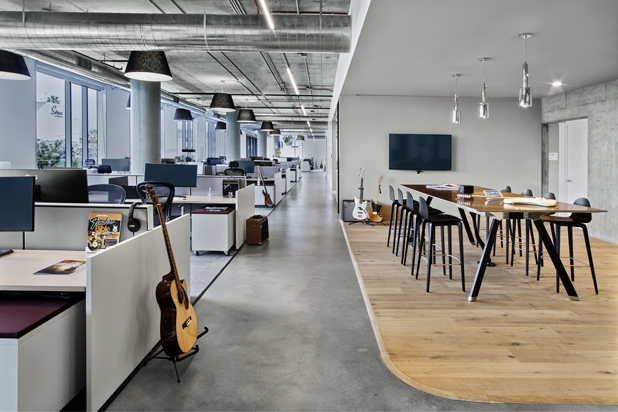 Bob chairs in Fender’s Los Angeles offices