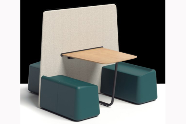 SAREK  modular seating and accessories collection designed by Stone Designs for Bõln. Photo courtesy of Bõln.