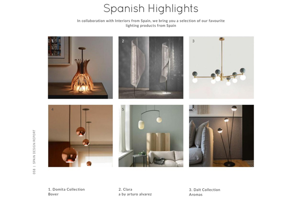 Advertising report about Spanish design in Darc magazine