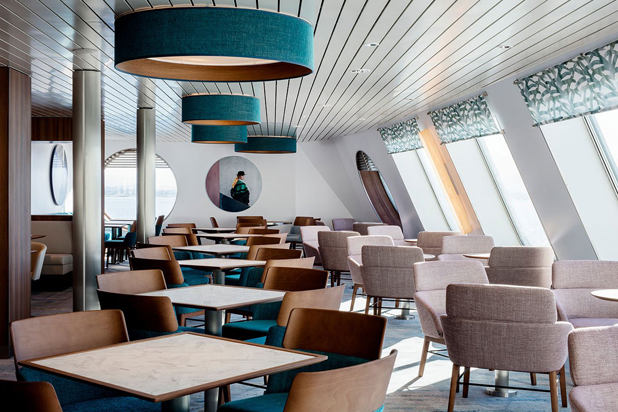 Capdell´s seating at the Brittany Ferries. Photo courtesy of Capdell.
