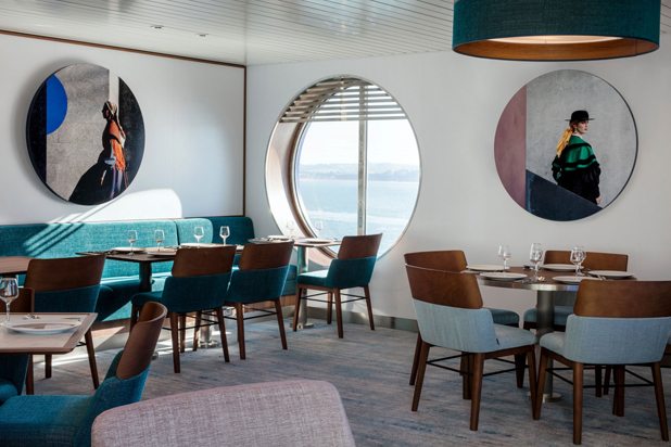 Capdell´s seating at the Brittany Ferries. Photo courtesy of Capdell.