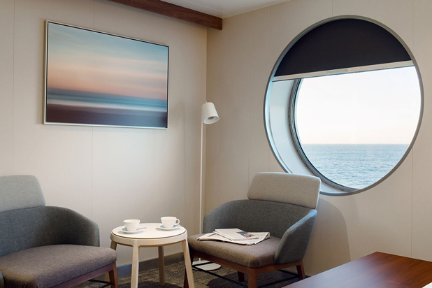 Capdell´s seating at the Brittany Ferries. Photo courtesy of Capdell.