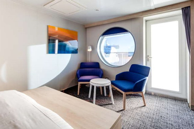 Capdell´s seating at the Stena Estrid Ferry. Photo courtesy of Capdell.