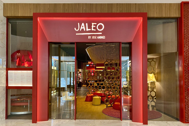 Jaleo restaurant by Chef José Andrés in Dubai, UEA. Photo by CGA, courtesy of Capella García Arquitectura.