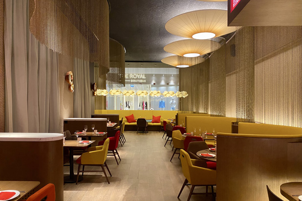 Jaleo restaurant by Chef José Andrés in Dubai, UEA. Photo by CGA, courtesy of Capella García Arquitectura.