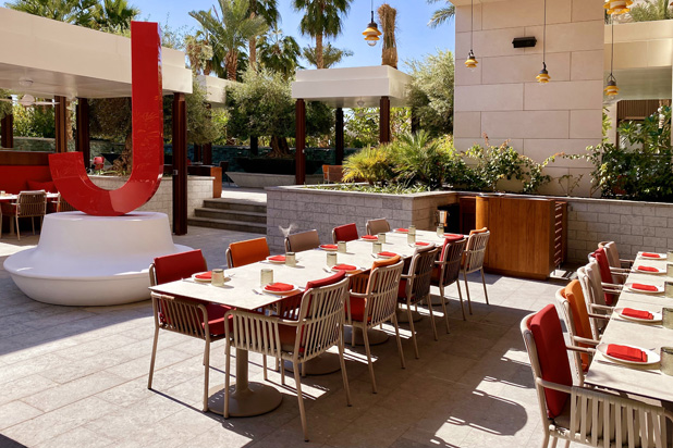 Jaleo restaurant by Chef José Andrés in Dubai, UEA. Photo by CGA, courtesy of Capella García Arquitectura.