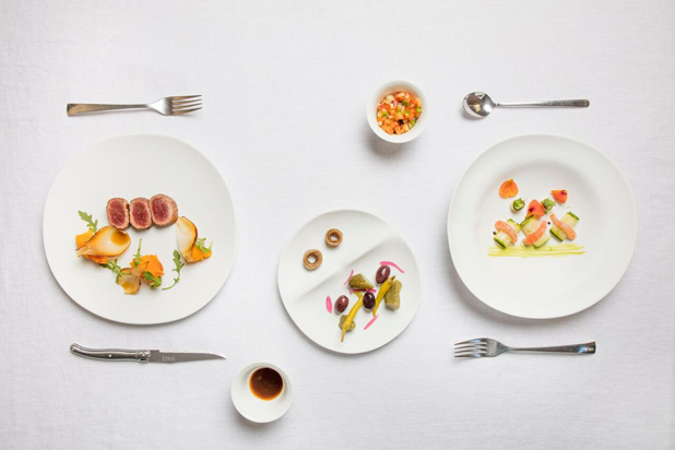Shell Line tableware, designed by Ana Roquero