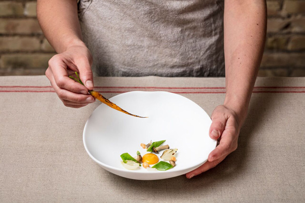 Shell Line tableware, designed by Ana Roquero