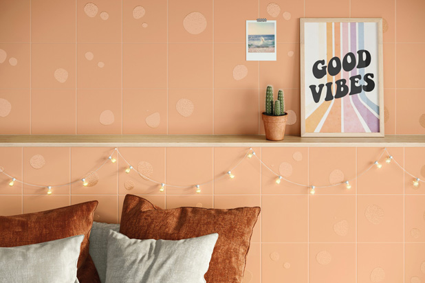 VAHO ceramic tiles designed by Yonoh for Harmony. Photo courtesy of Yonoh.