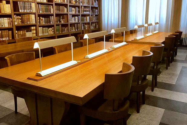 GADA lamps by Estiluz at the National Central Library of Florence, Italy. Photo courtesy of Estiluz.