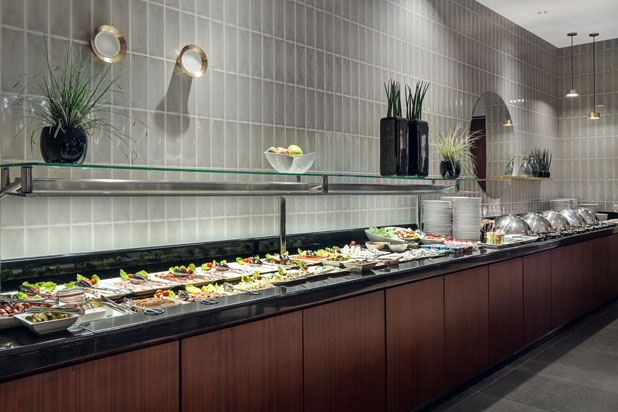 Maine and Volta lamps by Estiluz at Hilton Hotel in Gdansk