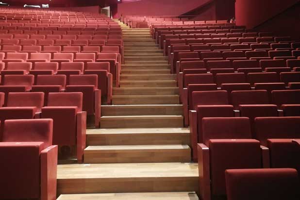 Ezcaray Seating armchairs at the “Comédie Scène Nationale de Clermort-Ferrand” in France. Photo by Mathieu Noël, courtesy of Ezcaray Seating.