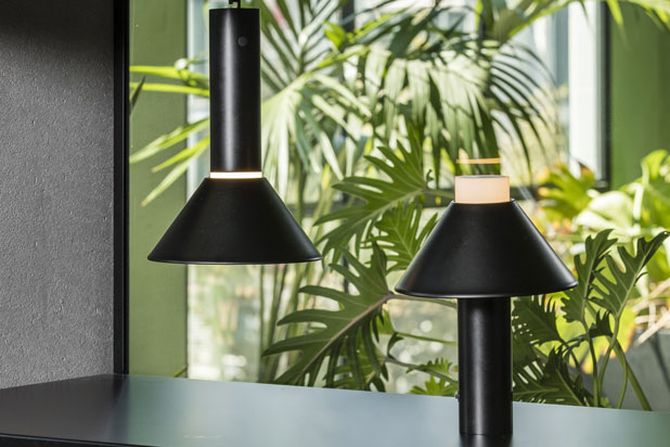 FUJI lamps designed by Isaac Piñeiro for Faro Barcelona.